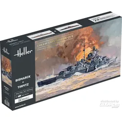 Heller: Bismarck + Tirpitz TWINSET in 1:400 (1000850780)