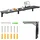 Maclean Brackets Schreibtisch 100x20cm Schwarz