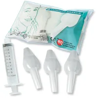 NASENDUSCHE VON MARCO MALTONI STERILISIERBAR N. 3 NASENOLIVEN UND 1 SPRITZE FÜR DIE NASENHÖHLENDUSCHE MIT NATÜRLICHER LÖSUNG RINOWASH Nasenspülung für Babys, Kleinkinder, sicherer Nasenreiniger
