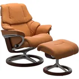 Stressless Stressless® Relaxsessel »Reno«, mit Signature Base, Größe S, M & L, Gestell braun braun