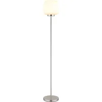 GLOBO Stehleuchte Standlampe Wohnzimmerlampe Metall Glas Fußtrittschalter H 157
