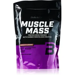 BioTechUSA Muscle Mass Förderung des Aufbaus von Muskelmasse Geschmack Chocolate 1000 g