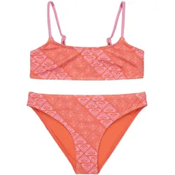Badeanzug ROXY "Heart N Soul", Mädchen, Gr. 10(140-148cm), emberglow heart n soul, Recycling-Polyester, Badeanzüge