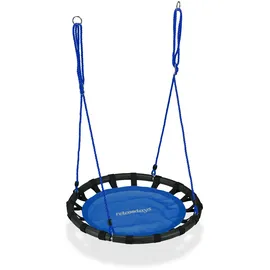 Relaxdays Nestschaukel 80 cm blau 10026651_45
