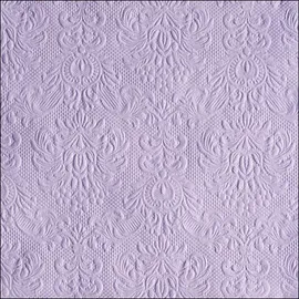 Ambiente Home Ambiente Servietten Lunch / Party 33x33cm Elegance Lavender geprägt / embossed
