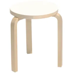 Artek - 60 Hocker, Laminat, weiß