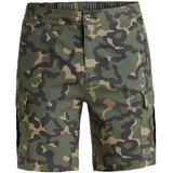 QUIKSILVER Bermudas "Half 19"", Herren, Gr. 30S, aloe butancamo, 92% Polyester, 8% Elasthan, Hosen Bermudas