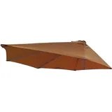 YNJJKA Halbrund Wandschirm Bezüge,Außenbereich Gartenschirm Markt Terrasse Sonnenschirm Balkon Halbschirmbezüge, wasserdichte Polyester-Überdachung(A1)