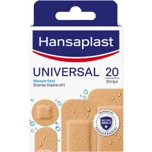 BEIERSDORF Hansaplast Universal Pflasterstrips wasserfest 20 St
