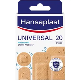 BEIERSDORF Hansaplast Universal Pflasterstrips wasserfest 20 St