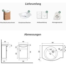 Planetmöbel Waschtisch 40 x 60 cm
