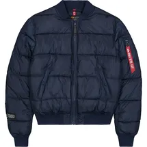 Alpha Industries Ma-1 Logo Puffer Ultra Navy 2XL