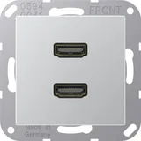 Jung Multimedia-Anschluss alu MA A 1133 AL
