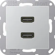 Jung Multimedia-Anschluss alu MA A 1133 AL