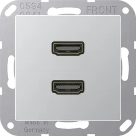 Jung Multimedia-Anschluss alu MA A 1133 AL