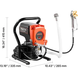 Vevor Airless-Farbspritzgerät 900 W 3300 psi 1,78 L/min