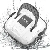 WYBOT Poolroboter Akku Kabellos Poolsauger Roboter, Poolroboter Akku Robotersauger 100 Mins Automatisches Parken mit Dual-Antriebsmotoren für Flachem Boden Aufstellpools bis 80 m2 Weiß