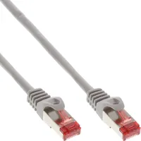 InLine Patchkabel S/FTP (PiMf), Cat.6, 250MHz, PVC, Kupfer, grau, 3m