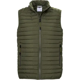 G.I.G.A. DX by killtec Steppweste GS 83 MN QLTD VST«, Wasserabweisende, warme Herrenweste, PFAS-frei, recyceltes Material grün