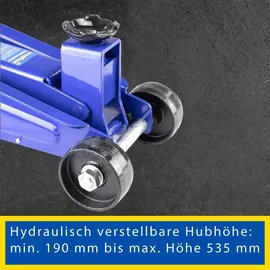 Goodyear Rangierwagenheber 3 Tonnen Stahl Blau/Schwarz