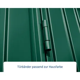 EcoStar Gerätehaus Trend-P Typ 1  x 2,48 x 1,53 x 2,27 m moosgrün