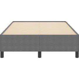 vidaXL Boxspringbett 120 x 200 cm Hellgrau