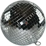 7even Spiegelkugel 15 cm – Hochwertige Discokugel mit Echtglasfacetten für Party- und Dekorationszwecke - Mirrorball