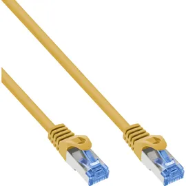 InLine Patchkabel, Cat.6A, S/FTP, TPE (LSZH), CCA, gelb, 5m