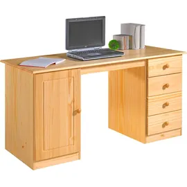 Idimex MANAGER, Schreibtisch Kiefer Massivholz, PC-Schreibtisch, klassisch