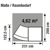 Kerkmann Empfangstheke Bari mit Beratungsplatz anthrazit