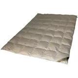 Betten Hofmann Gänsedaunenbettdecke Betten Hofmann White Sibiria leichte Daunendecke 6x8 135x200 cm, Füllung: 100% Gänsedaunen, Bezug: 100% Baumwolle, wasserbettengeeignet, hergestellt in Deutschland, allergikerfreundlich weiß