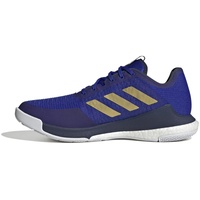 Adidas Herren Crazyflight M Shoes-Low (Non Football), Lucid Blue/Matte Gold/Team Navy Blue 2, 49 1/3 EU - 49 1/3 EU