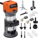 Multifunktionsfräse 2000W 6/8mm 33.000 U/min Oberfräse Kantenfräse Fräsmaschine Fräse mit Stufenlose Einstellung der Frästiefe Holzfräse