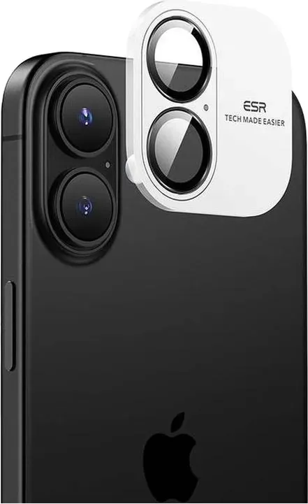 ESR Armorite Panzerglas für iPhone 16 / 16 Plus Kamera - Schwarz