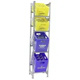 Simonrack Getränkekistenregal Simonbottle 8425437087837 grau 40,0 x 30,0 x 200,0 cm,