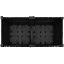 vidaXL Hochbeet 80 x 40 x 20 cm Schwarz