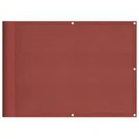 VidaXL Balkon-Sichtschutz Terrakotta 75x800 cm 100 % Polyester-Oxford