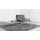 s-style möbel Loungesessel Tampa Samtstoff 84 x 81 x 89 cm Grau/Silber