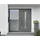 Hörmann ISOPRO Secur IPS 020 links 110 x 210 cm graualuminium