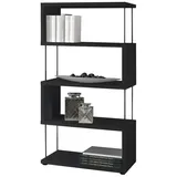 Z2 Mäusbacher Standregal 66 x 33 x 126 cm Schwarz