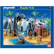 Schmidt Spiele 56796 Rahmenpuzzle Playmobil 24 Teile/40 Teile