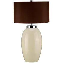 Victor Tischlampe, groß, 1 Licht, Creme