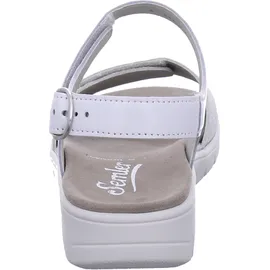 Semler Riemchensandalen Damen Weiß 37,5