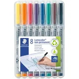 Staedtler Lumocolor Folienstifte-Set farbsortiert 8 St.