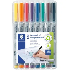 Staedtler Lumocolor Folienstifte-Set farbsortiert 8 St.