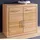 Home Affaire Kommode HOME AFFAIRE "Logo,90cm breit,42 cm tief, Fronten Massivholz,2 Türen,2 Schubladen", beige (kernbuche teilmassiv), B:90cm H:80cm T:42cm, Holz teilmassiv, Sideboards, Kommode, Holz massiv, Holzwerkstoff,2 breite Fächer,Boden versetzbar