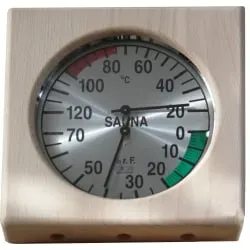 Sauna Thermometer & Hygrometer 83004 , Maße: ca. 17 cm, Tiefe: 3,5 cm
