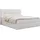 MKS Meble MKS Boxbett, Weiß, Textil, 2-Sitzer, H3, Rechteckig, 180x200 cm, Schlafzimmer, Betten, Boxspringbetten