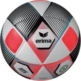 Erima Hybrid Match Fußball silver/fiery coral (7192401)