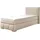 Home Affaire Boxspringbett HOME AFFAIRE "Wehma", beige, B:110cm L:213cm, Struktur fein (100% Polyester), Komplettbetten, Boxspringbett, inkl. Topper in 3 verschiedenen Matratzen, auch in Samtstoff